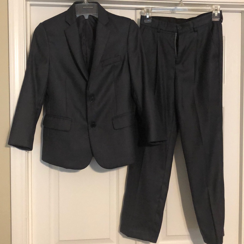 Davinci Dark Gray/Blue Boys Suit